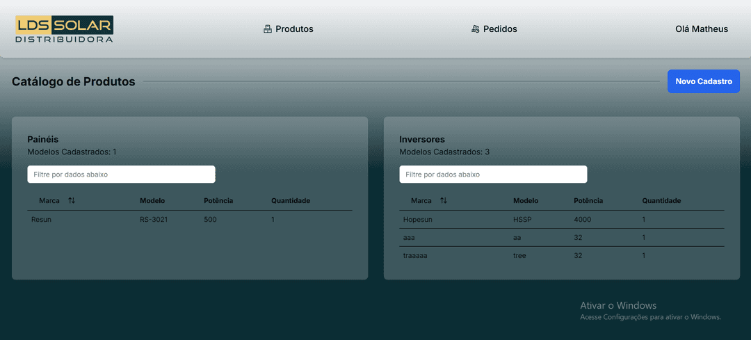 Gerenciador de Estoque